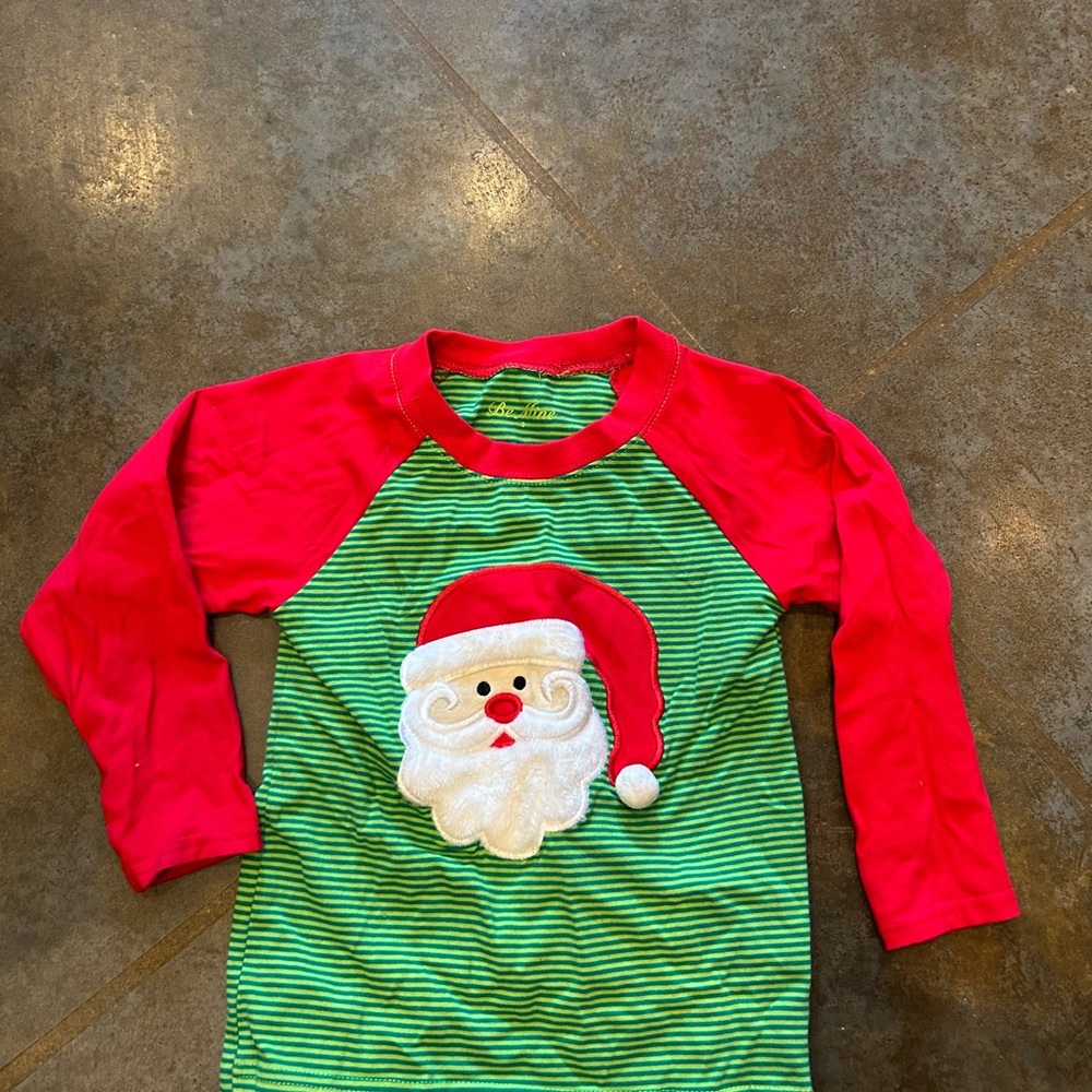Festive Santa Long Sleeve Shirt